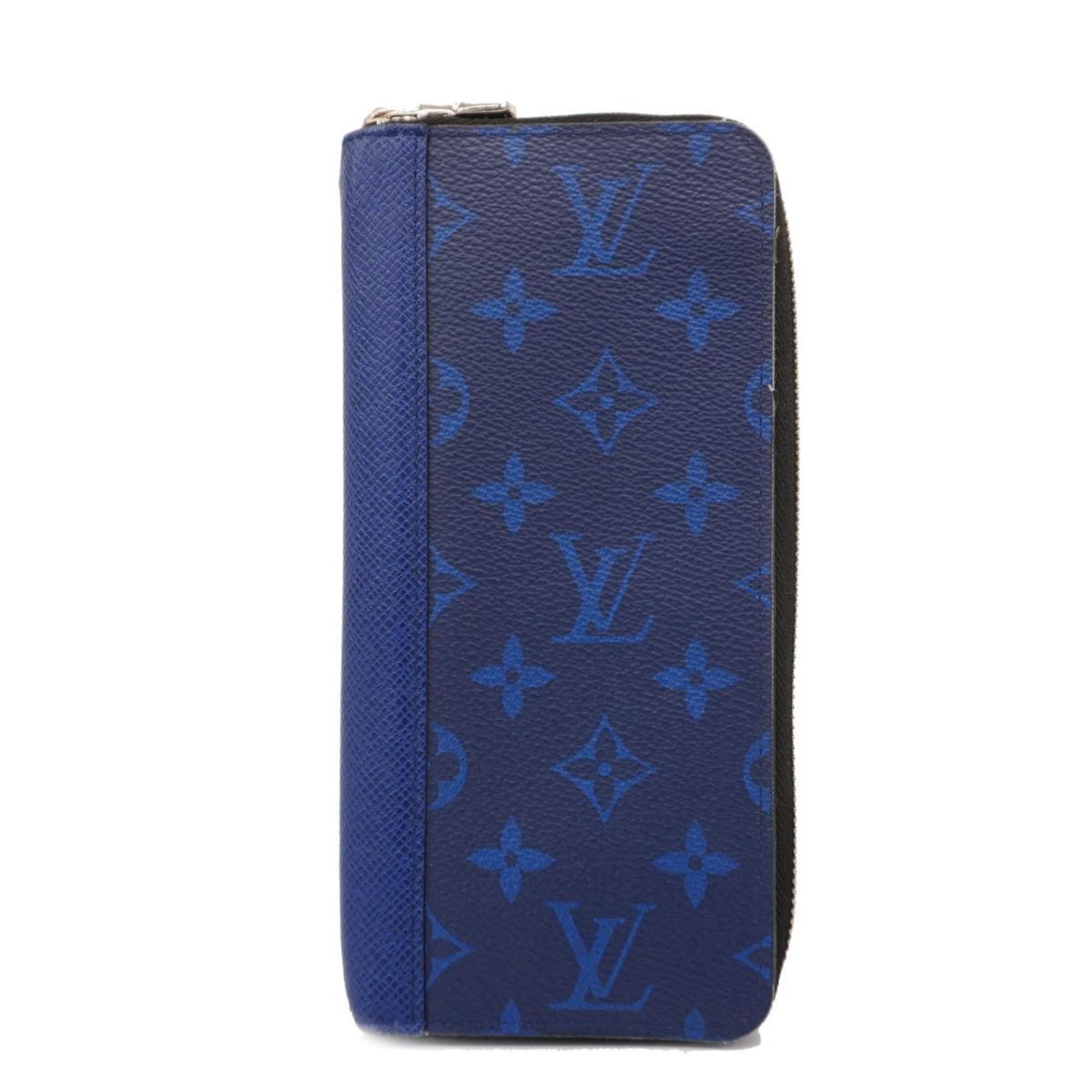 ルイ・ヴィトン(Louis Vuitton) ルイ・ヴィトン 長財布 タイガラマ ジッピーウォレットヴェルティカル M30447 コバルトメンズ