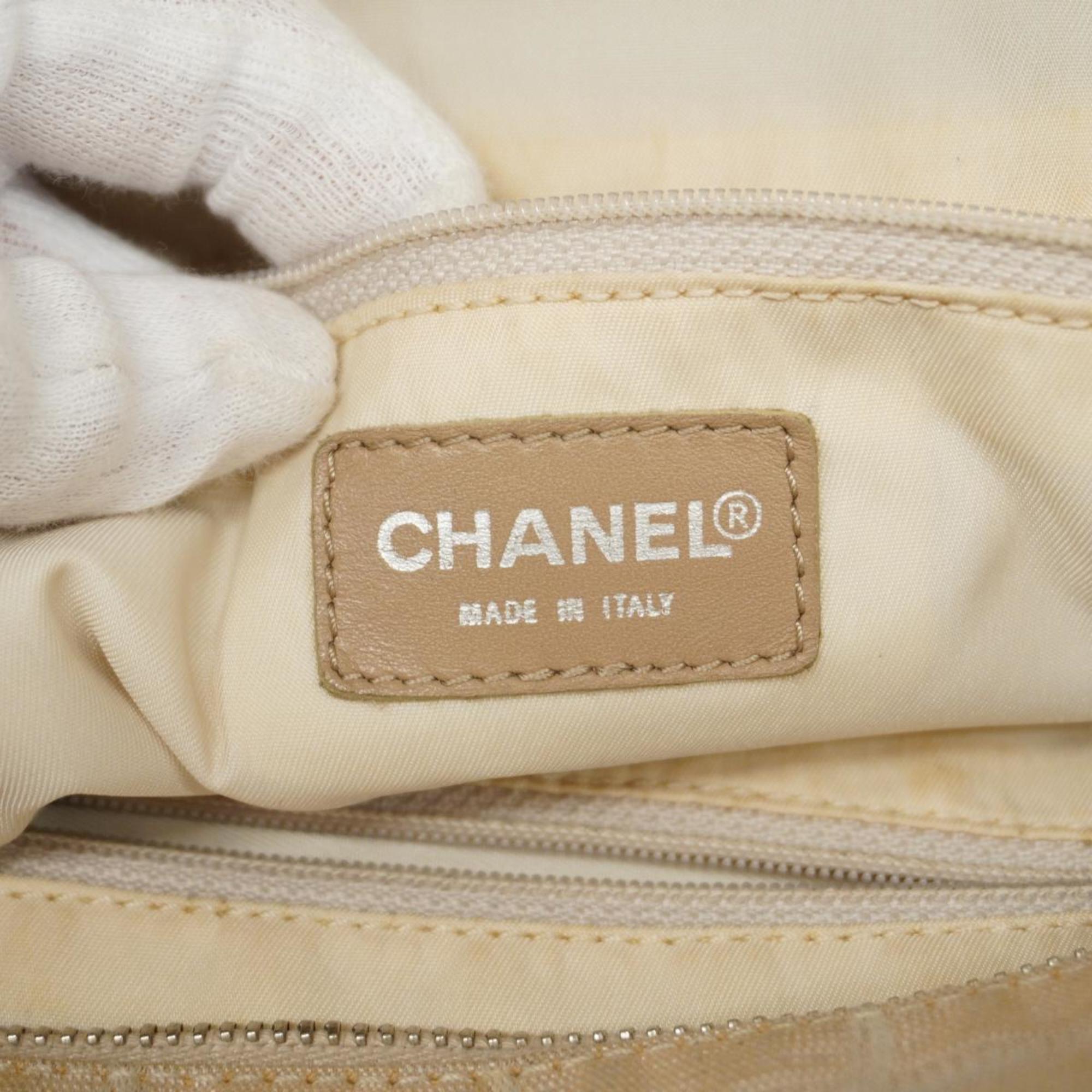 シャネル(Chanel) シャネル トートバッグ ニュートラベル ナイロン ベージュ  レディース