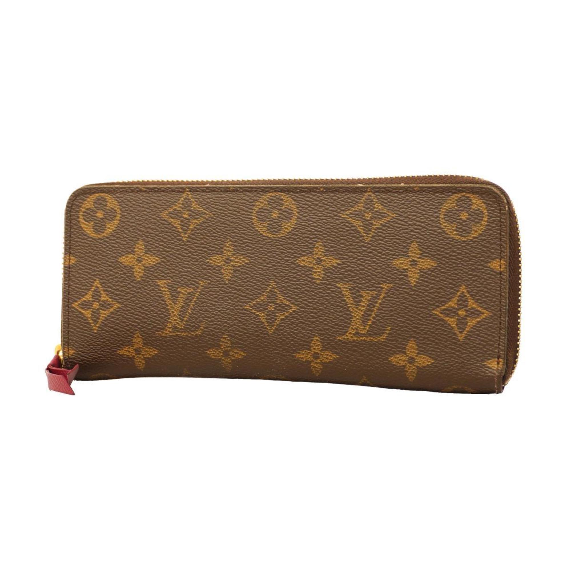 ルイ・ヴィトン(Louis Vuitton) ルイ・ヴィトン 長財布 モノグラム ポルトフォイユクレマンス M60742 フューシャレディース