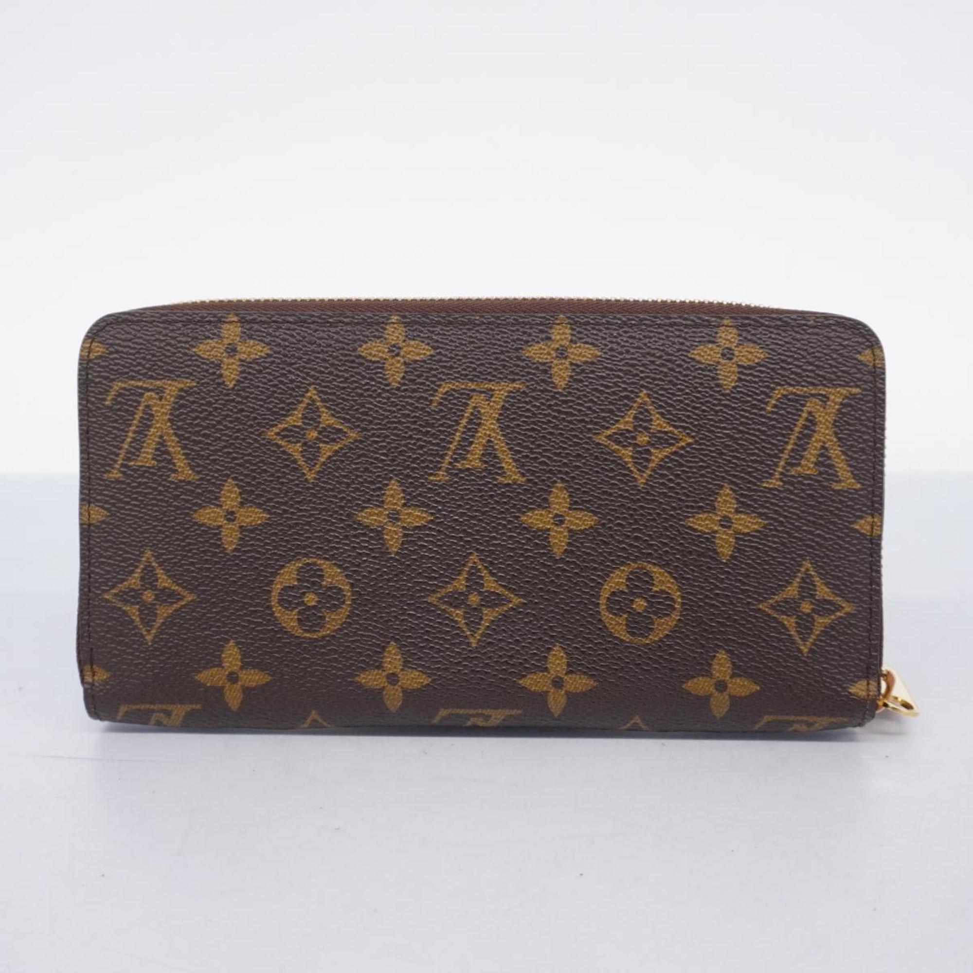 ルイ・ヴィトン(Louis Vuitton) ルイ・ヴィトン 長財布 モノグラム ジッピーウォレット M60017 ブラウンメンズ レディース