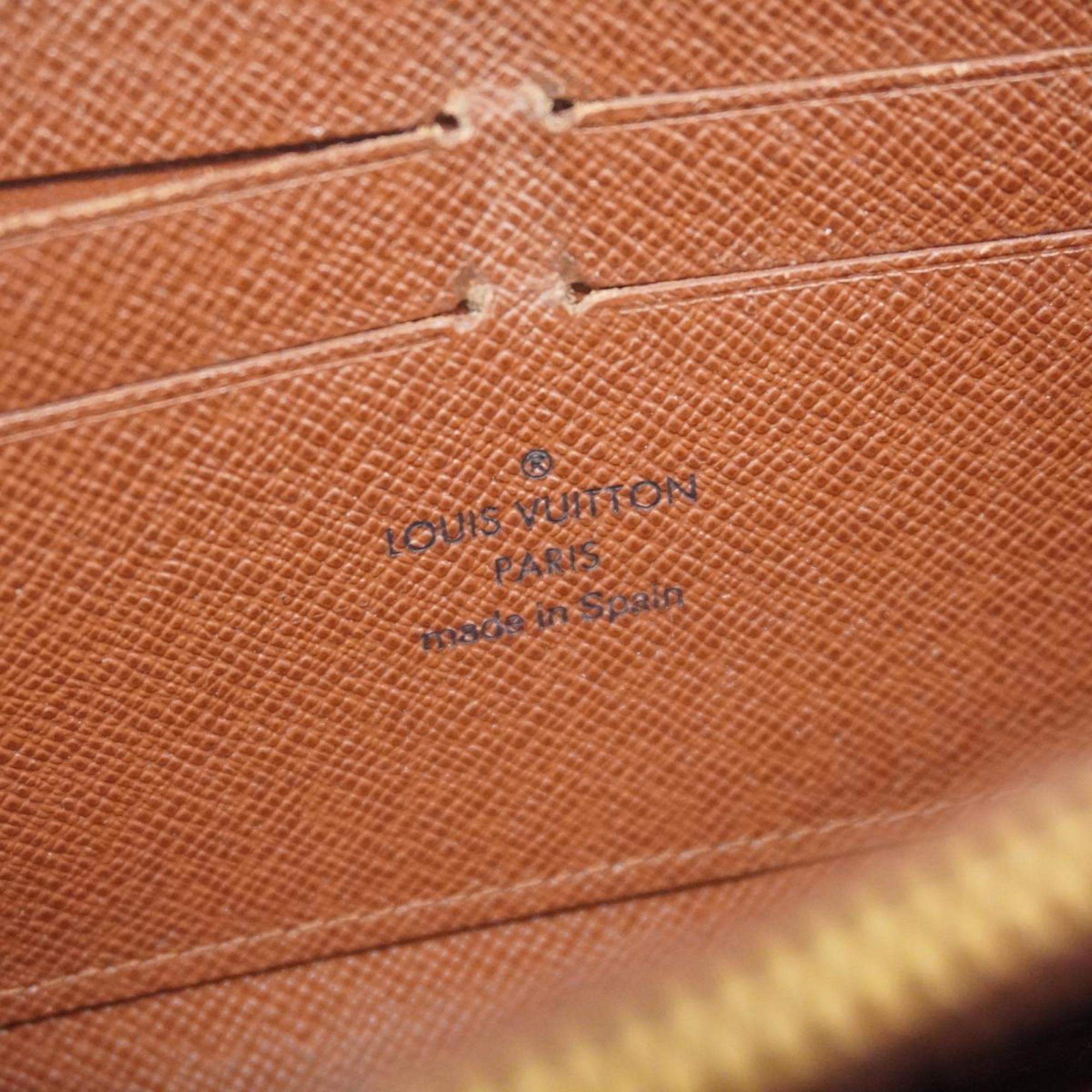 ルイ・ヴィトン(Louis Vuitton) ルイ・ヴィトン 長財布 モノグラム ジッピーウォレット M60017 ブラウンレディース