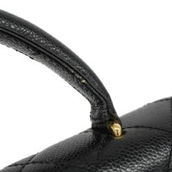 シャネル(Chanel) シャネル ハンドバッグ マトラッセ キャビアスキン ブラック  レディース