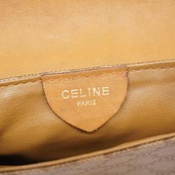 セリーヌ(Celine) セリーヌ ショルダーバッグ マカダム  レザー ベージュ   レディース