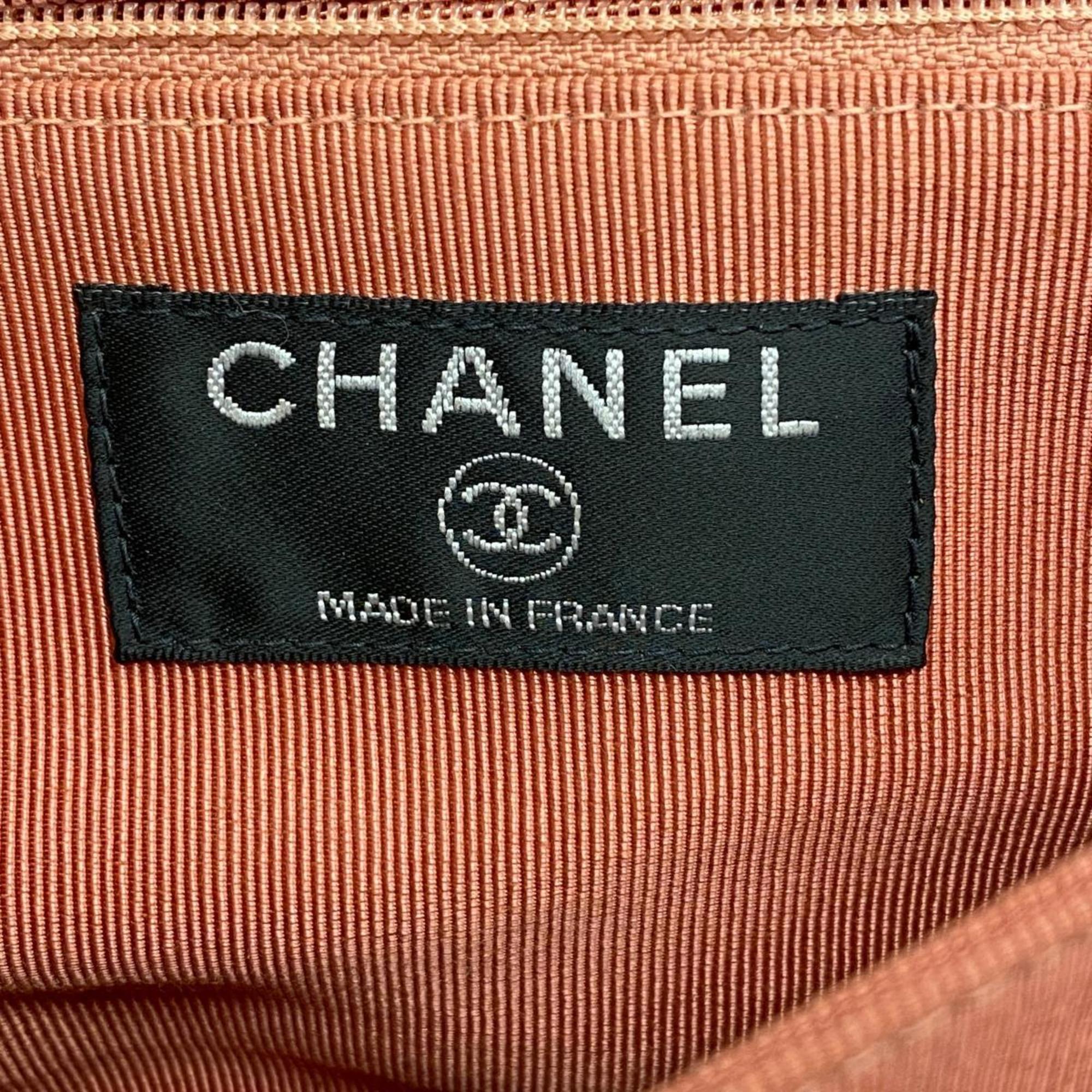 シャネル(Chanel) シャネル ショルダーバッグ チョコバー 2.55 チェーンショルダー ラムスキン ピンク   レディース