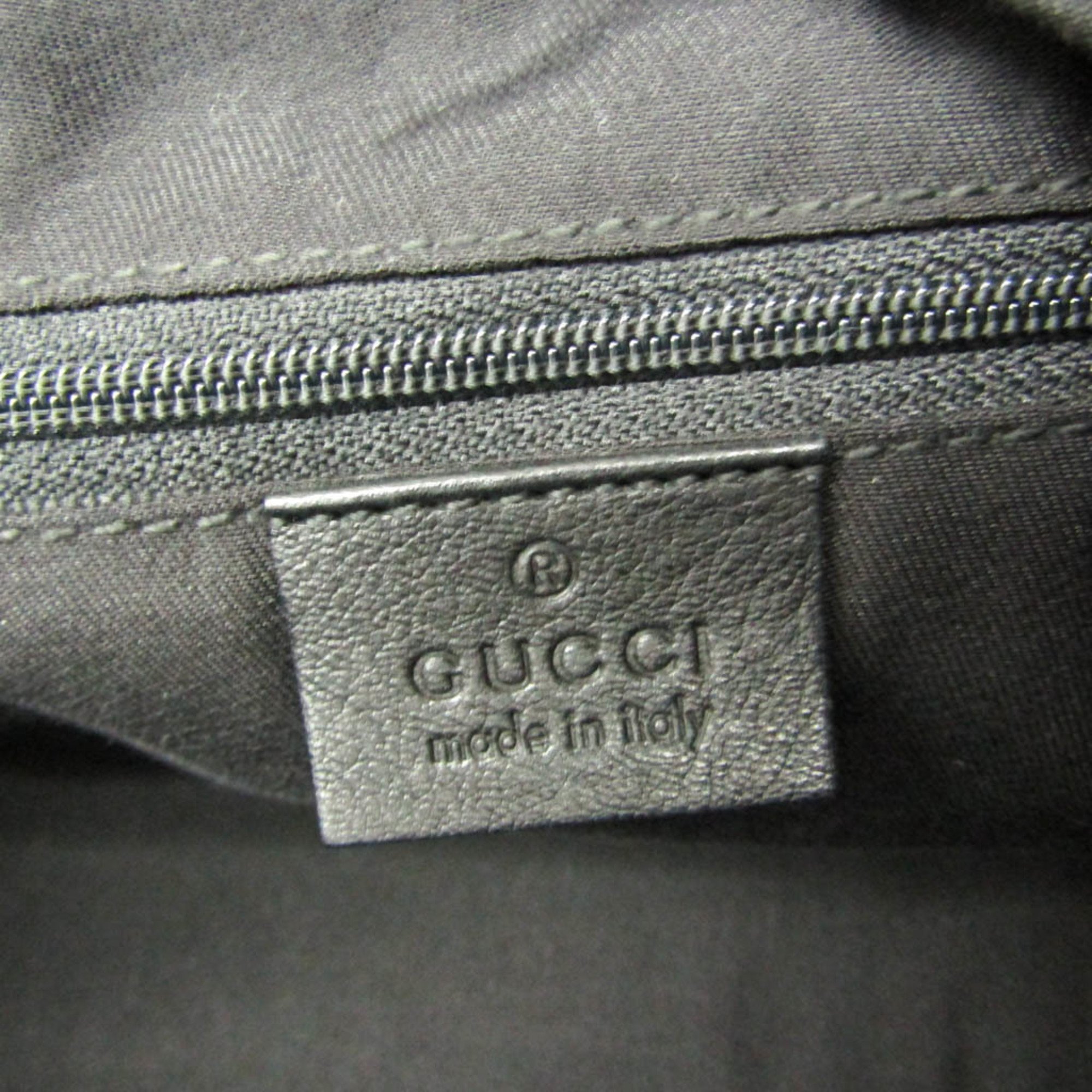 グッチ(Gucci) DUCHESSA 181487 レディース レザー ボストンバッグ,ハンドバッグ ブラック