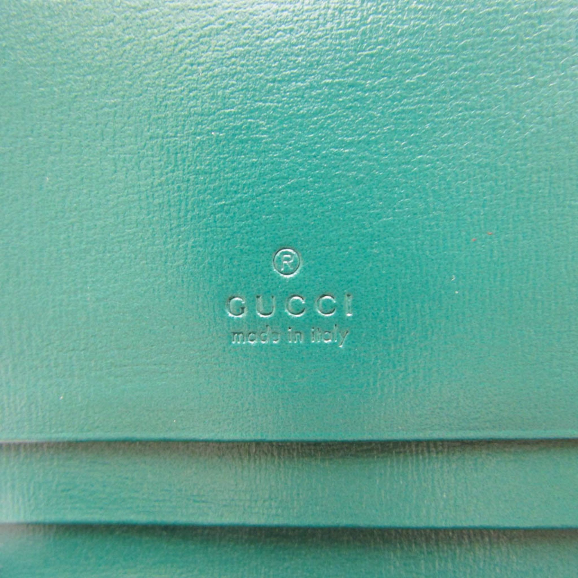 グッチ(Gucci) ジャッキー1961 645536 レディース レザー 財布（二つ折り） グリーン