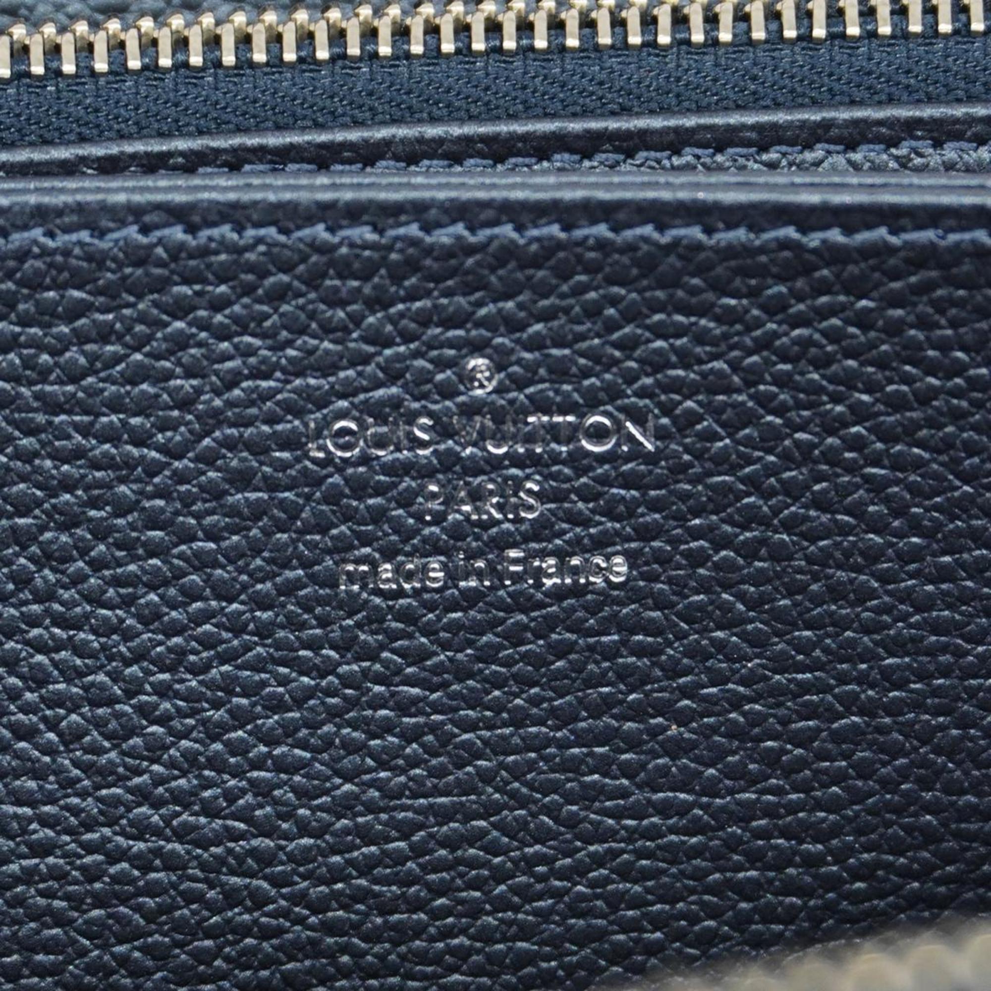 ルイ・ヴィトン(Louis Vuitton) ルイ・ヴィトン 長財布 モノグラム・アンプラント ジッピーウォレット M62069 メタリックブルーレディース