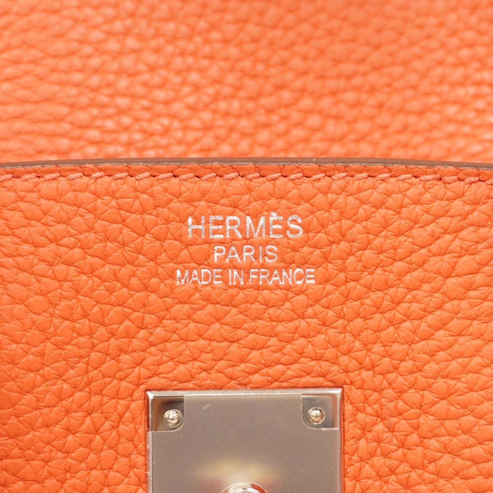 エルメス(Hermes) エルメス ハンドバッグ バーキン35 □R刻印 トリヨンクレマンス ルージュピヴォワンヌ   レディース