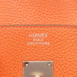 エルメス(Hermes) エルメス ハンドバッグ バーキン35 □R刻印 トリヨンクレマンス ルージュピヴォワンヌ   レディース