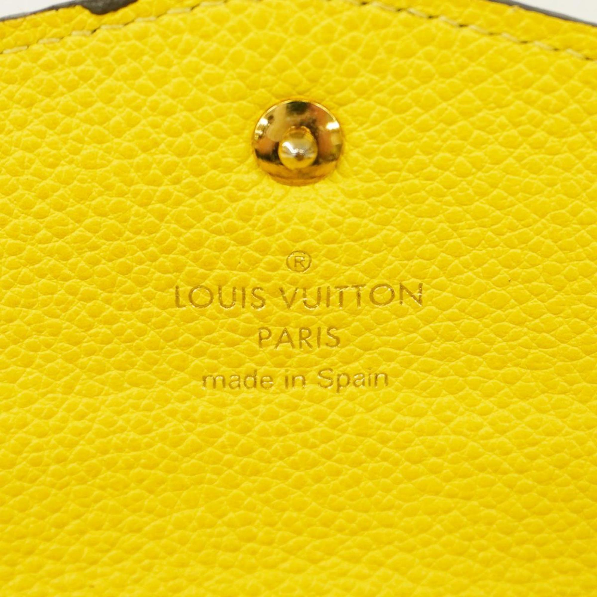 ルイ・ヴィトン(Louis Vuitton) ルイ・ヴィトン 長財布 モノグラム・アンプラント ポルトフォイユキュリユーズ M60566 シトロンレディース
