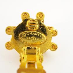 シャネル(Chanel) シャネル イヤリング  ココマーク  サークル フェイクパール GPメッキ ゴールド 93P  レディース