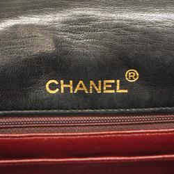 シャネル(Chanel) シャネル ショルダーバッグ マトラッセ チェーンショルダー ラムスキン ブラック   レディース