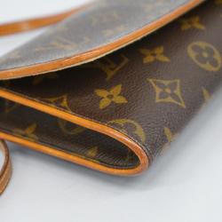 ルイ・ヴィトン(Louis Vuitton) ルイ・ヴィトン ショルダーバッグ モノグラム ポシェットツインGM M51852 ブラウンレディース