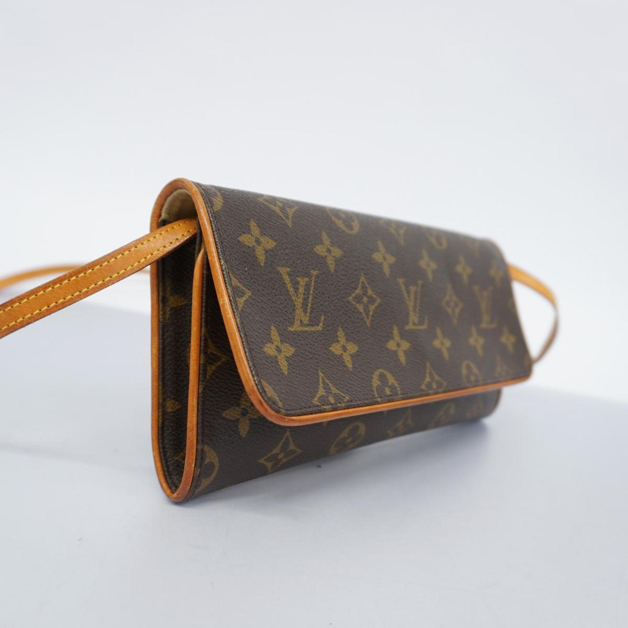 ルイ・ヴィトン(Louis Vuitton) ルイ・ヴィトン ショルダーバッグ モノグラム ポシェットツインGM M51852 ブラウンレディース