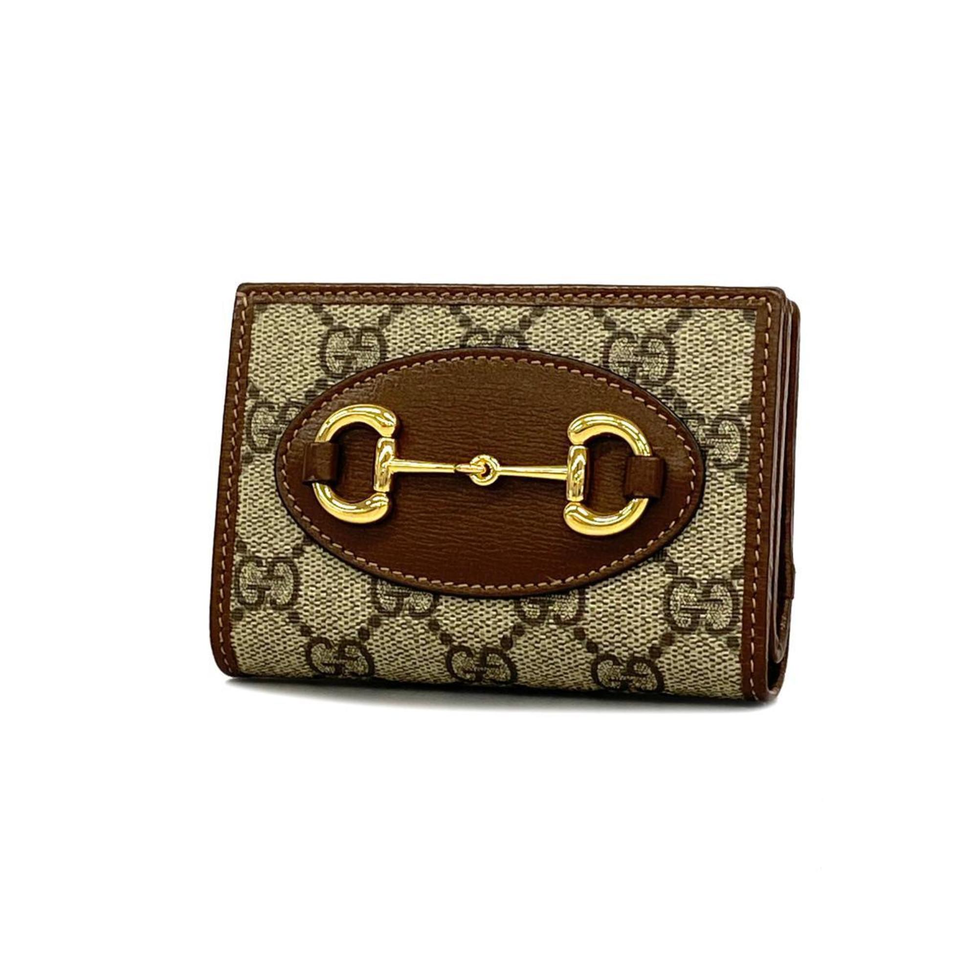 グッチ(Gucci) グッチ 財布 ホースビット 726846  ブラウン   レディース