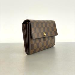 ルイ・ヴィトン(Louis Vuitton) ルイ・ヴィトン 長財布 ダミエ ポルトフォイユサラ N61734 エベヌレディース