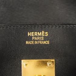 エルメス(Hermes) エルメス ハンドバッグ バーキン35 □G刻印 ボックスカーフ ブラック   レディース