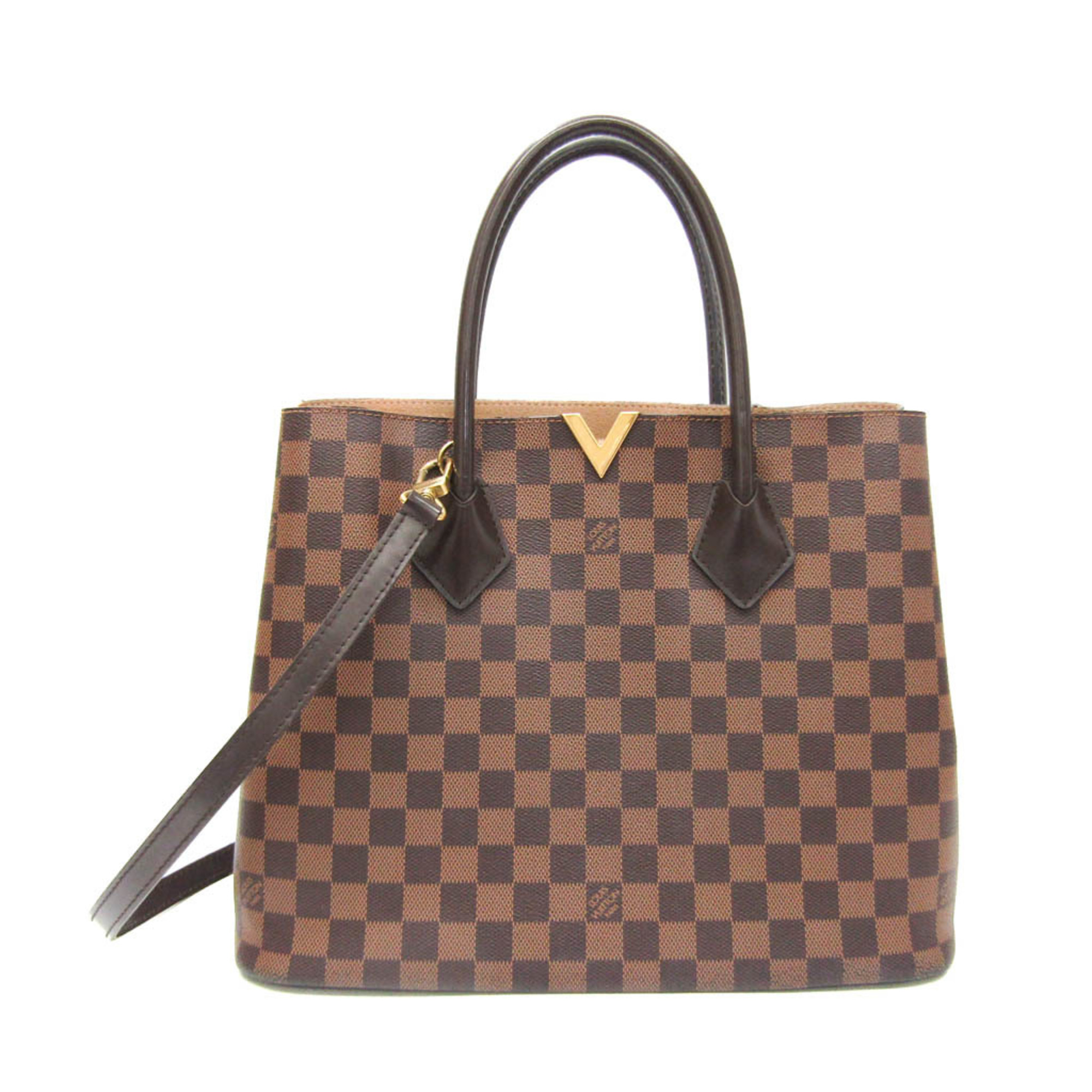 ルイ・ヴィトン(Louis Vuitton) ダミエ ケンジントン N41435 レディース ハンドバッグ,ショルダーバッグ エベヌ