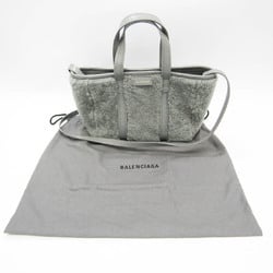 バレンシアガ(Balenciaga) バルベス スモール 671404 レディース レザー,レザー ハンドバッグ,ショルダーバッグ グレー