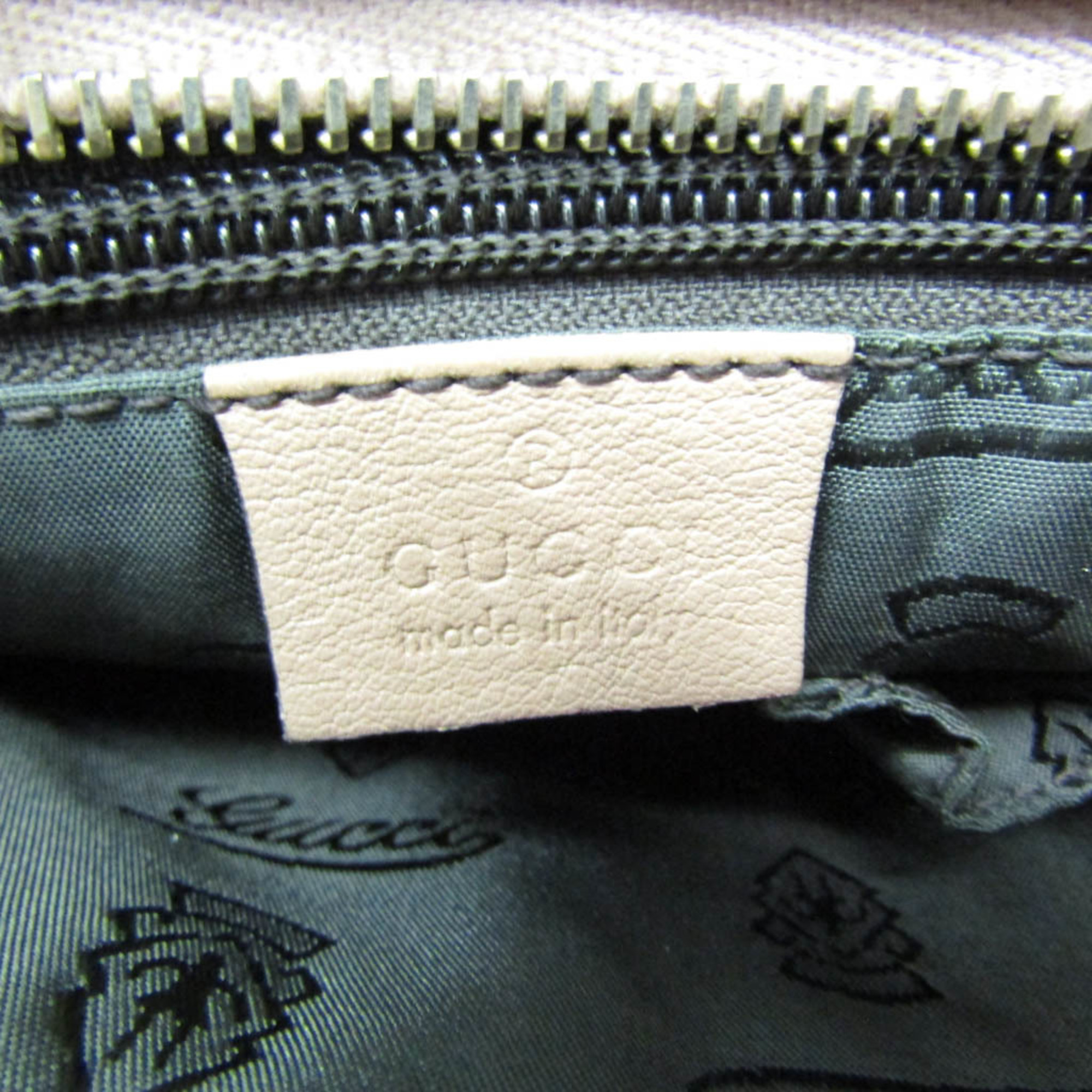 グッチ(Gucci) グッチッシマ 201538 レディース レザー ショルダーバッグ ピンクベージュ