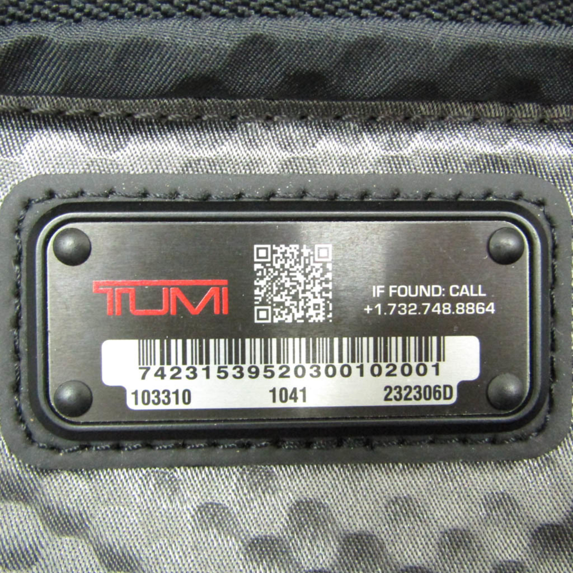 トゥミ(Tumi) Alpha Bravo 232306D メンズ,レディース ナイロンキャンバス,レザー ショルダーバッグ ブラック