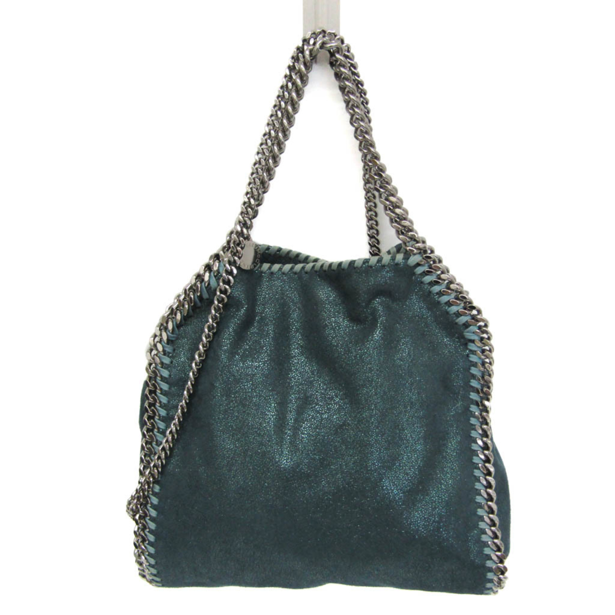 ステラ・マッカートニー(Stella McCartney) FALABELLA ミニトート 371223 W9056 レディース ポリエステル  ハンドバッグ,ショルダーバッグ メタリックグリーン | eLADY Globazone