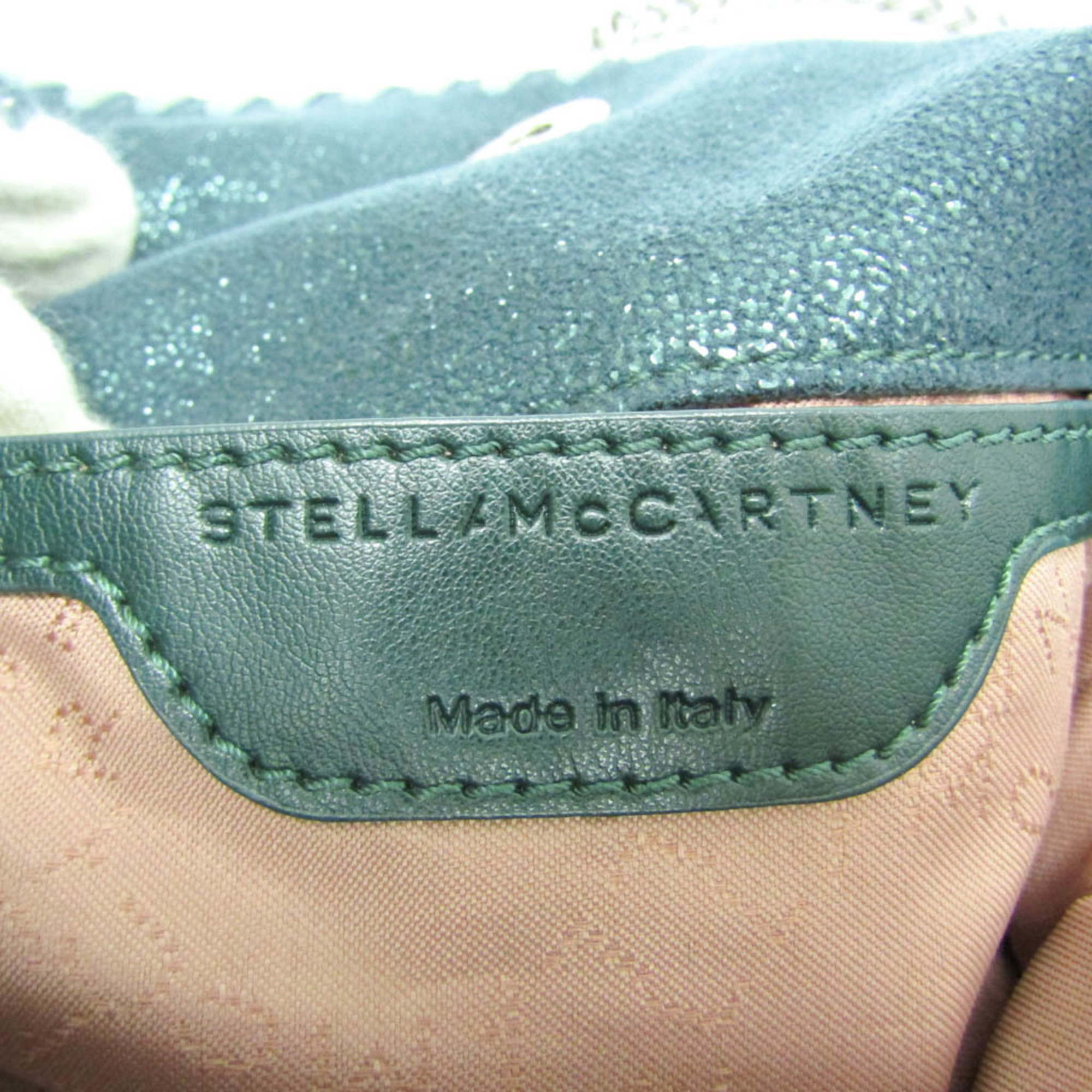 ステラ・マッカートニー(Stella McCartney) FALABELLA ミニトート 371223 W9056 レディース ポリエステル ハンドバッグ,ショルダーバッグ メタリックグリーン