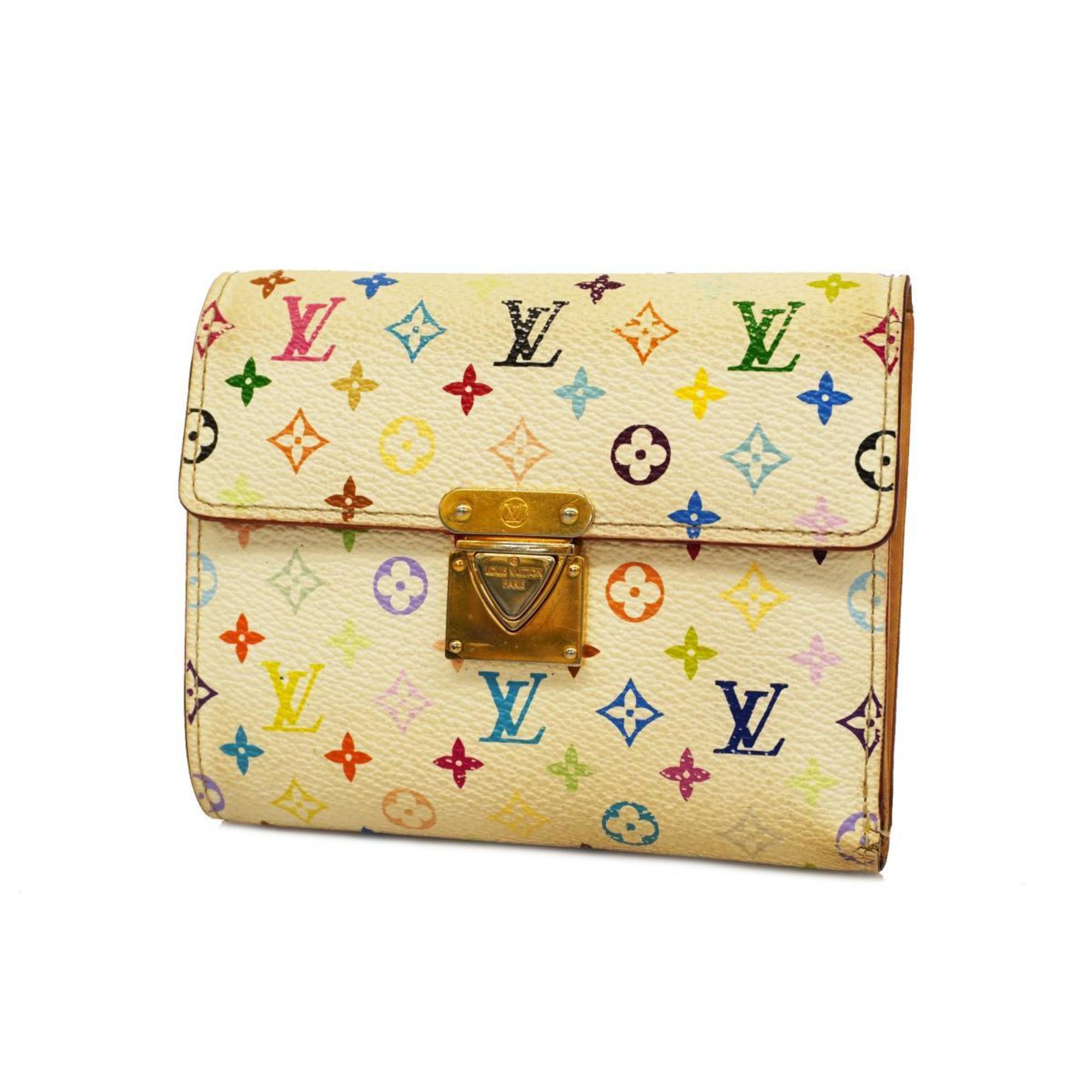 ルイ・ヴィトン(Louis Vuitton) ルイ・ヴィトン 三つ折り財布 モノグラム・マルチカラー ポルトフォイユコアラ M58014 ブロン レディース | eLADY Globazone