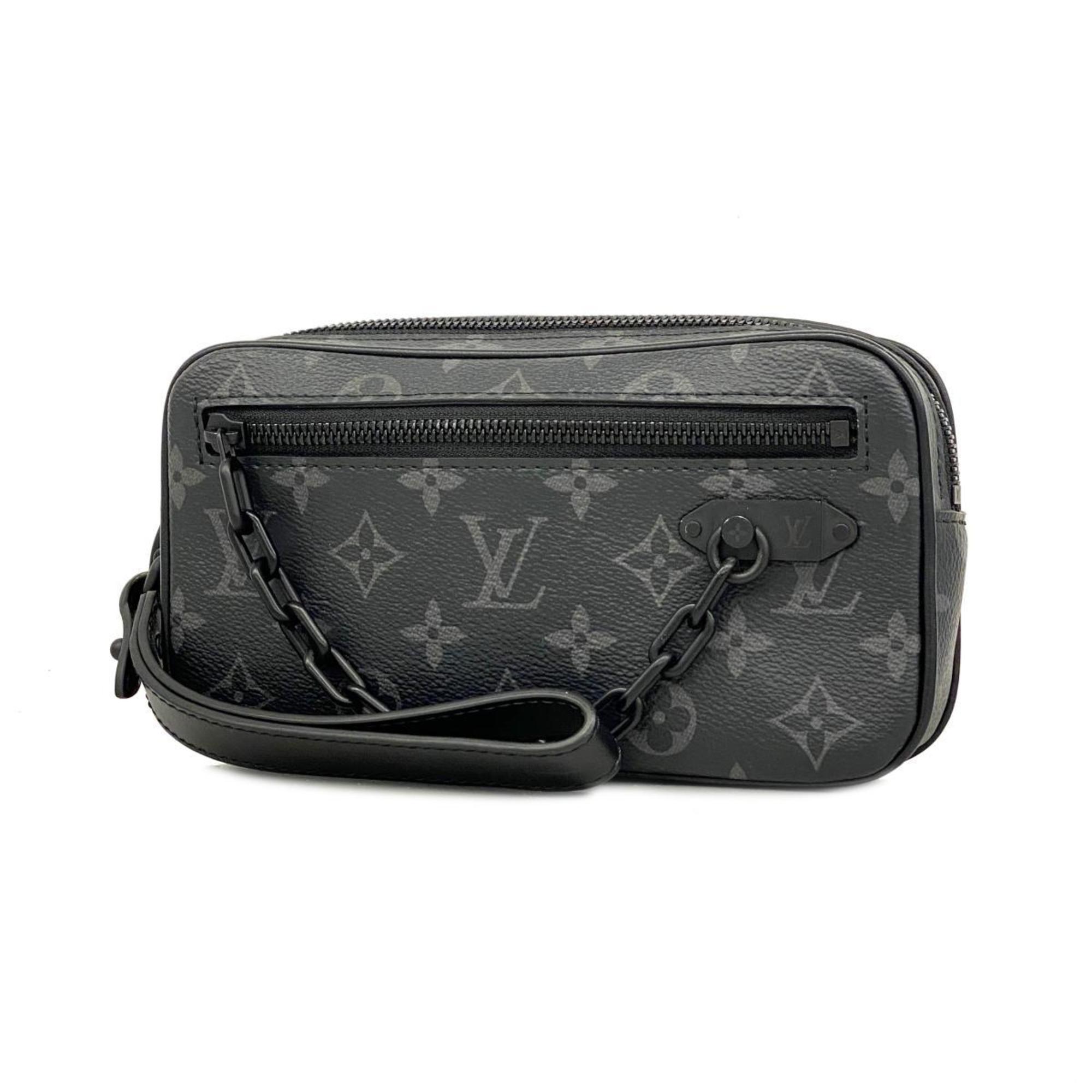 ルイ・ヴィトン(Louis Vuitton) ルイ・ヴィトン クラッチバッグ モノグラム・エクリプス ポシェット ヴォルガ M68321  ブラックメンズ eLADY Globazone