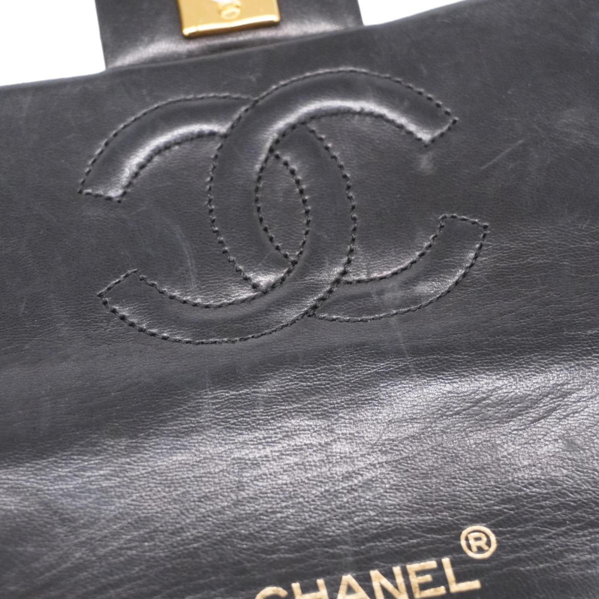 シャネル(Chanel) シャネル ショルダーバッグ マトラッセ チェーンショルダー ラムスキン ブラック   レディース