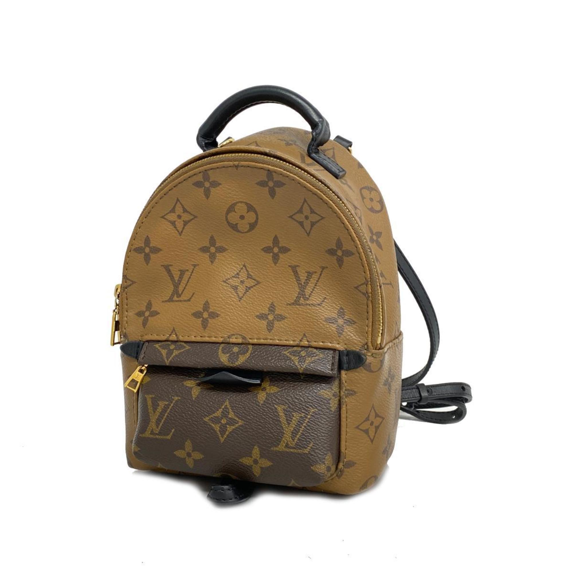 ルイ・ヴィトン(Louis Vuitton) ルイ・ヴィトン リュックサック モノグラム・リバース パームスプリングスバックパックMINI  M44872 ブラウンレディース | eLADY Globazone