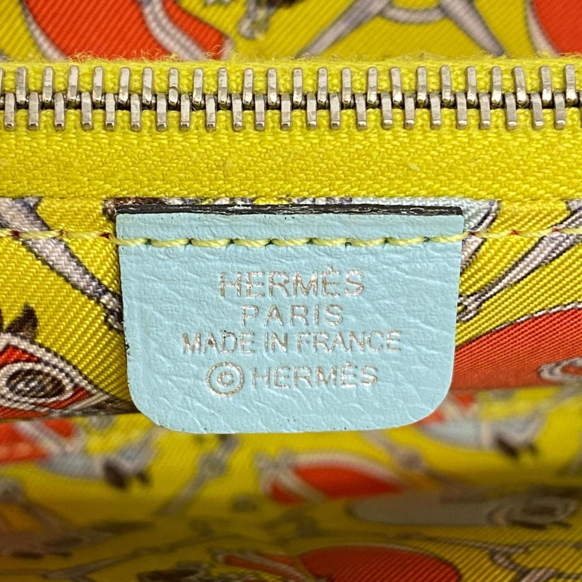 エルメス(Hermes) エルメス 長財布 アザップロングシルクイン A刻印 ヴォーエプソン ブルーゼフィール レディース | eLADY  Globazone