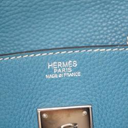 エルメス(Hermes) エルメス ハンドバッグ バーキン30 □L刻印 トゴ ブルージーン   レディース