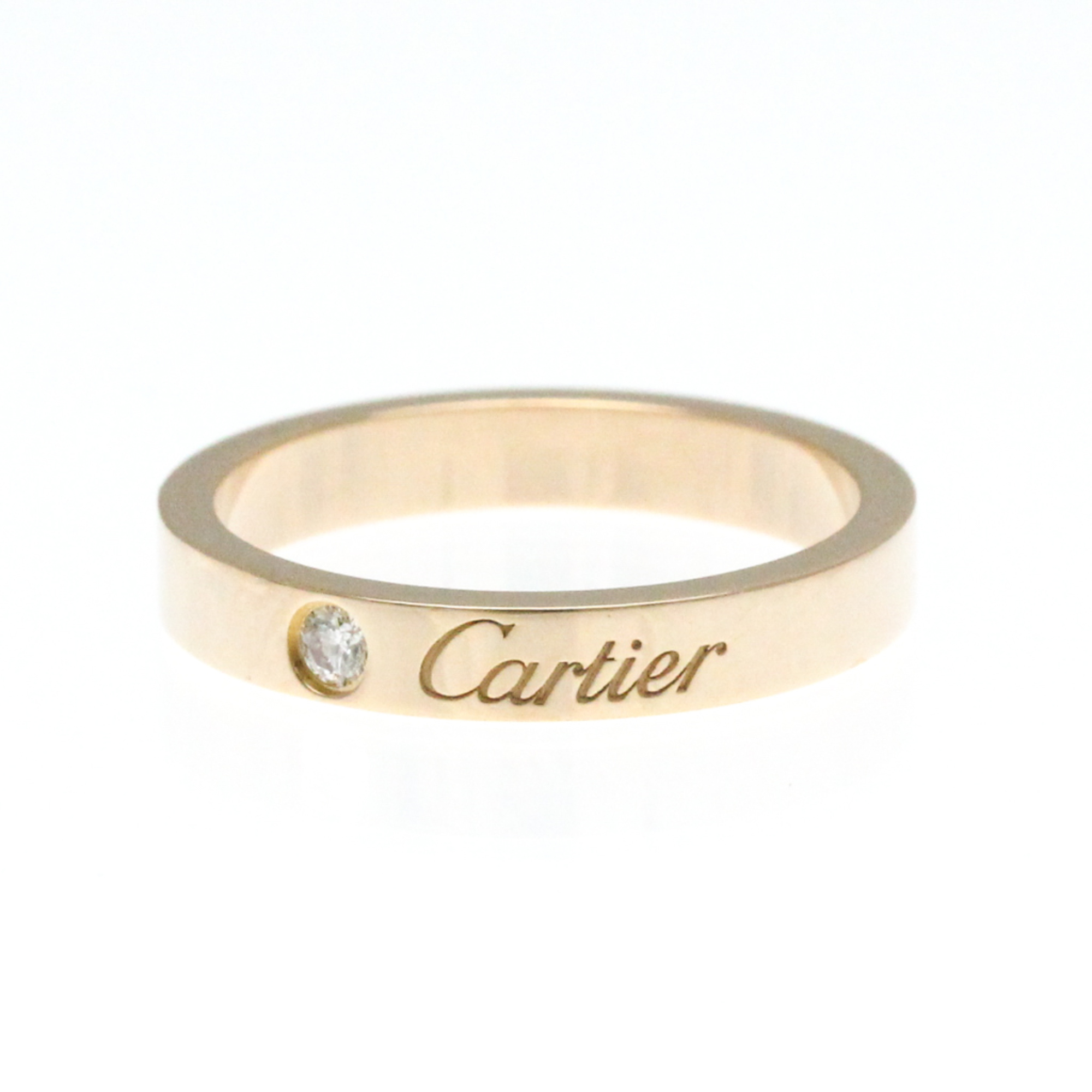 カルティエ(Cartier) エングレーブド リング K18ピンクゴールド(K18PG) ファッション ダイヤモンド バンドリング ピンクゴールド(PG)  | eLADY Globazone