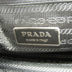 プラダ(Prada) レディース ナイロン,レザー トートバッグ ブラック