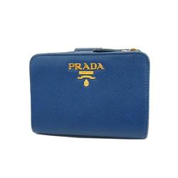 プラダ(Prada) プラダ 財布 サフィアーノ レザー ネイビー   レディース