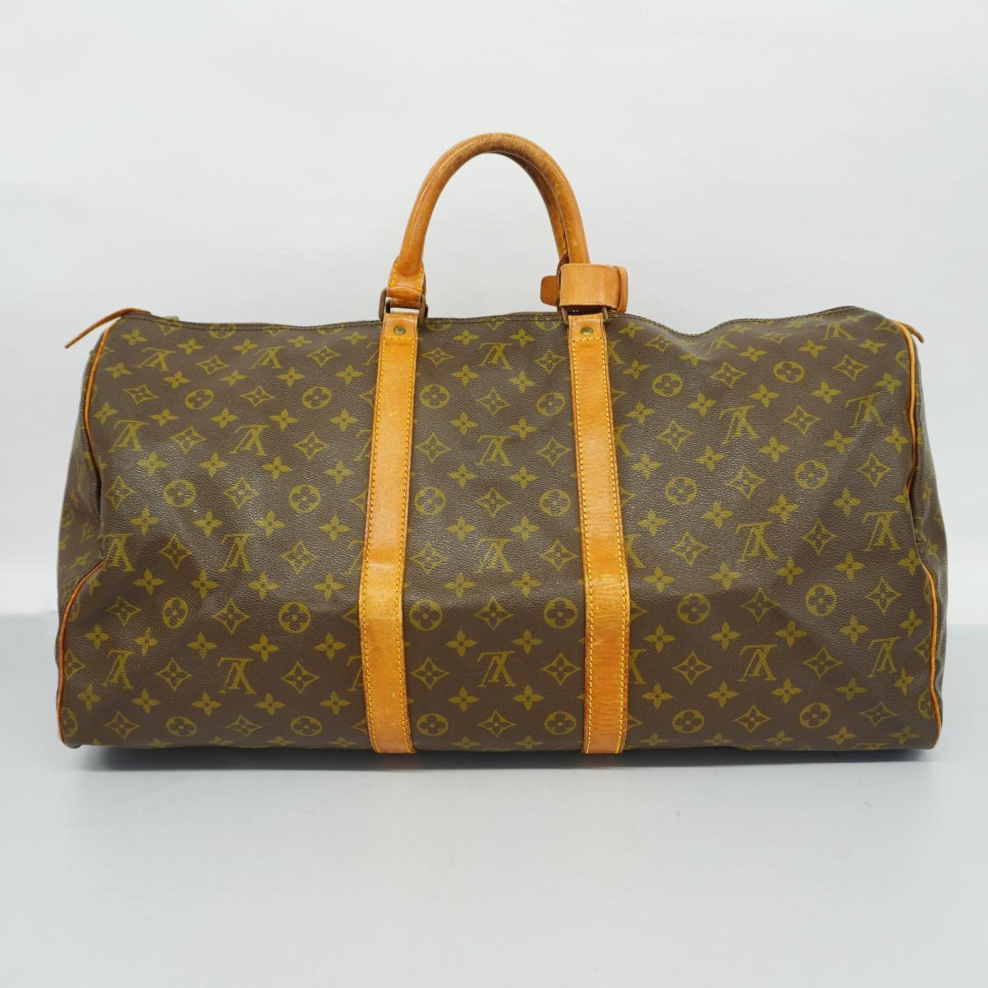 ルイ・ヴィトン(Louis Vuitton) ルイ・ヴィトン ボストンバッグ モノグラム キーポル55 M41424 ブラウンメンズ レディース |  eLADY Globazone