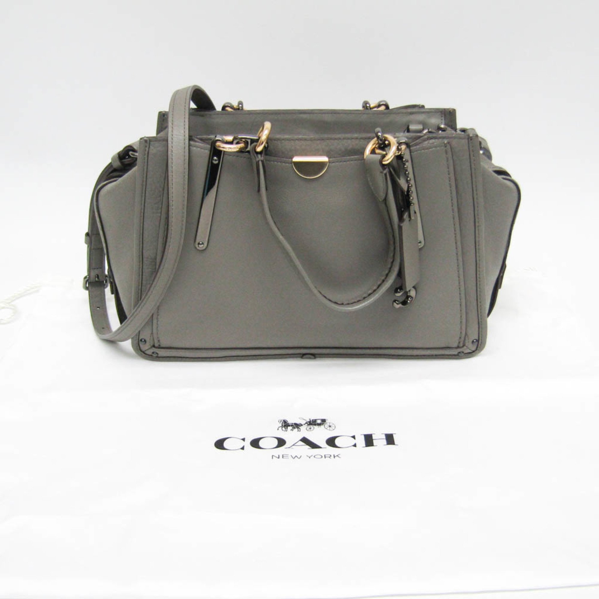 コーチ(Coach) ドリーマー 33094 レディース レザー ハンドバッグ,ショルダーバッグ グレー