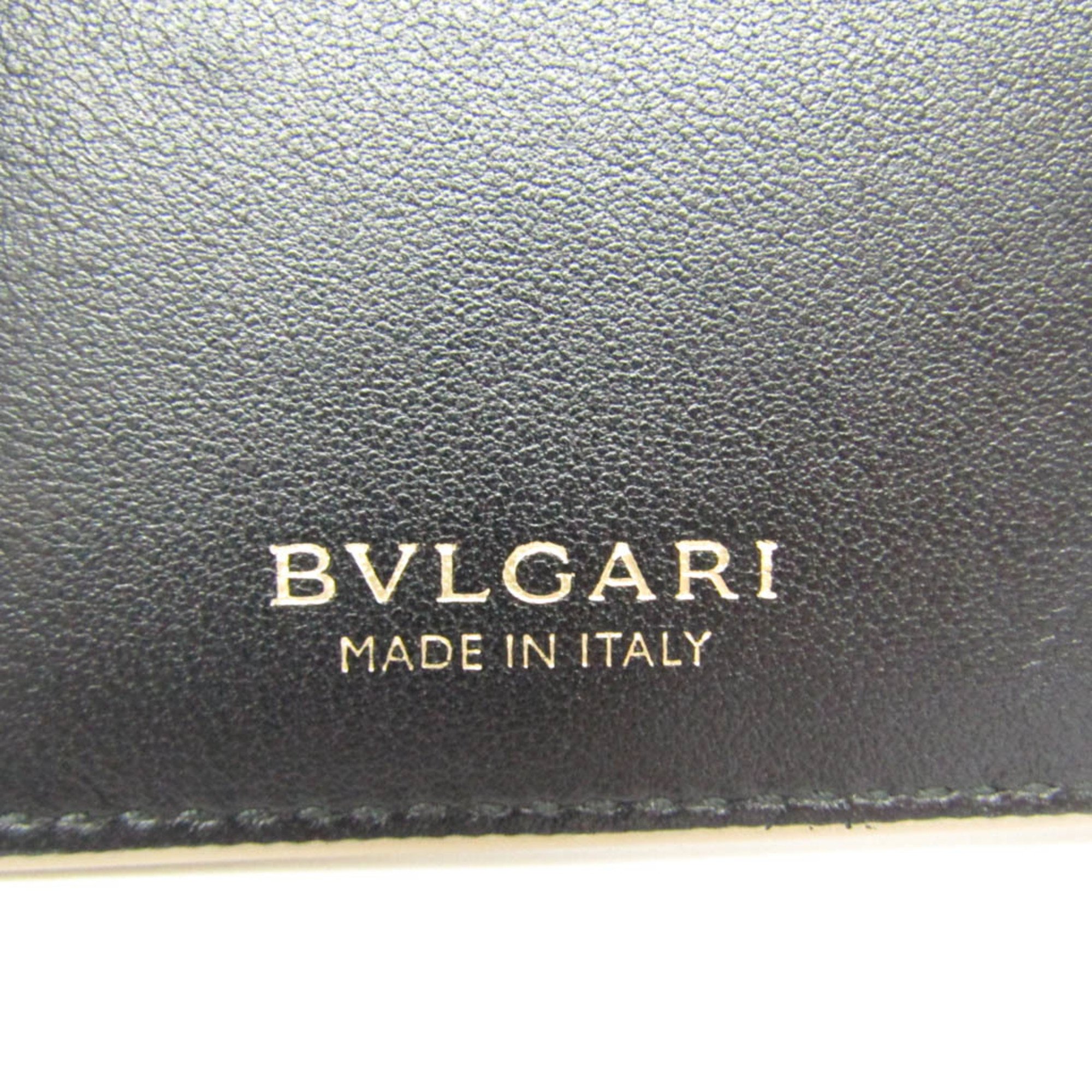 ブルガリ(Bvlgari) ブルガリロゴ インフィニートゥム 292997 レザー カードケース ゴールド