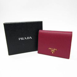 プラダ(Prada) ヴィッテロムーブ レディース レザー 財布（二つ折り） ピンク