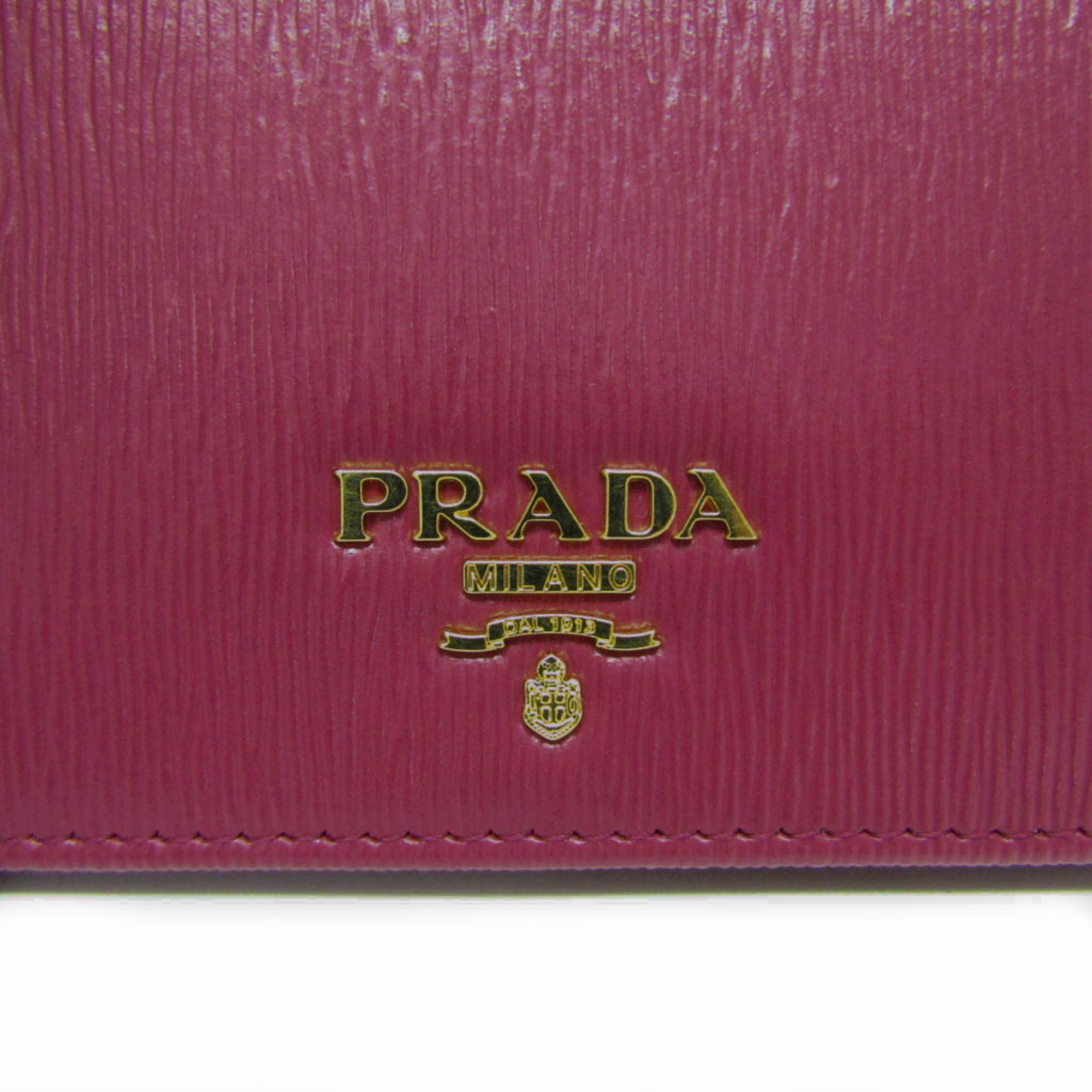 プラダ(Prada) ヴィッテロムーブ レディース レザー 財布（二つ折り） ピンク