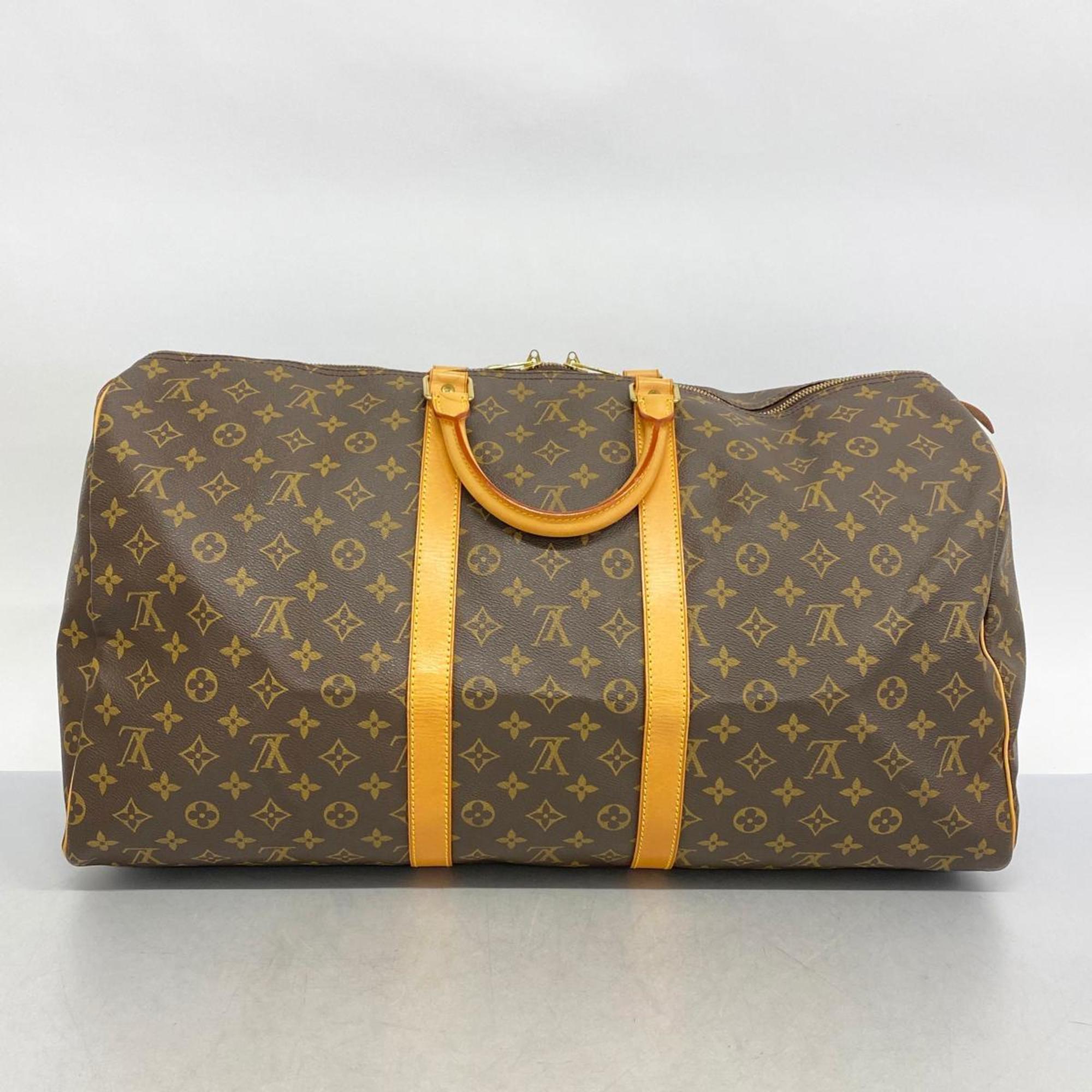 ルイ・ヴィトン(Louis Vuitton) ルイ・ヴィトン ボストンバッグ モノグラム キーポル55 M41424 ブラウンメンズ レディース |  eLADY Globazone