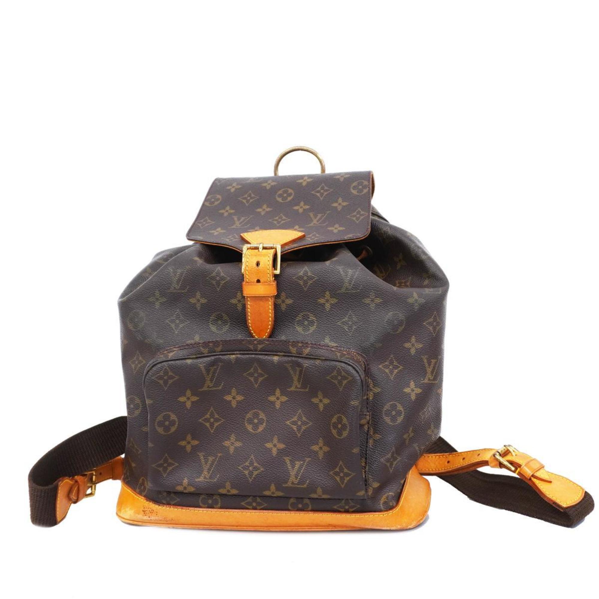 ルイ・ヴィトン(Louis Vuitton) ルイ・ヴィトン リュックサック モノグラム モンスリGM M51135 ブラウンレディース |  eLADY Globazone