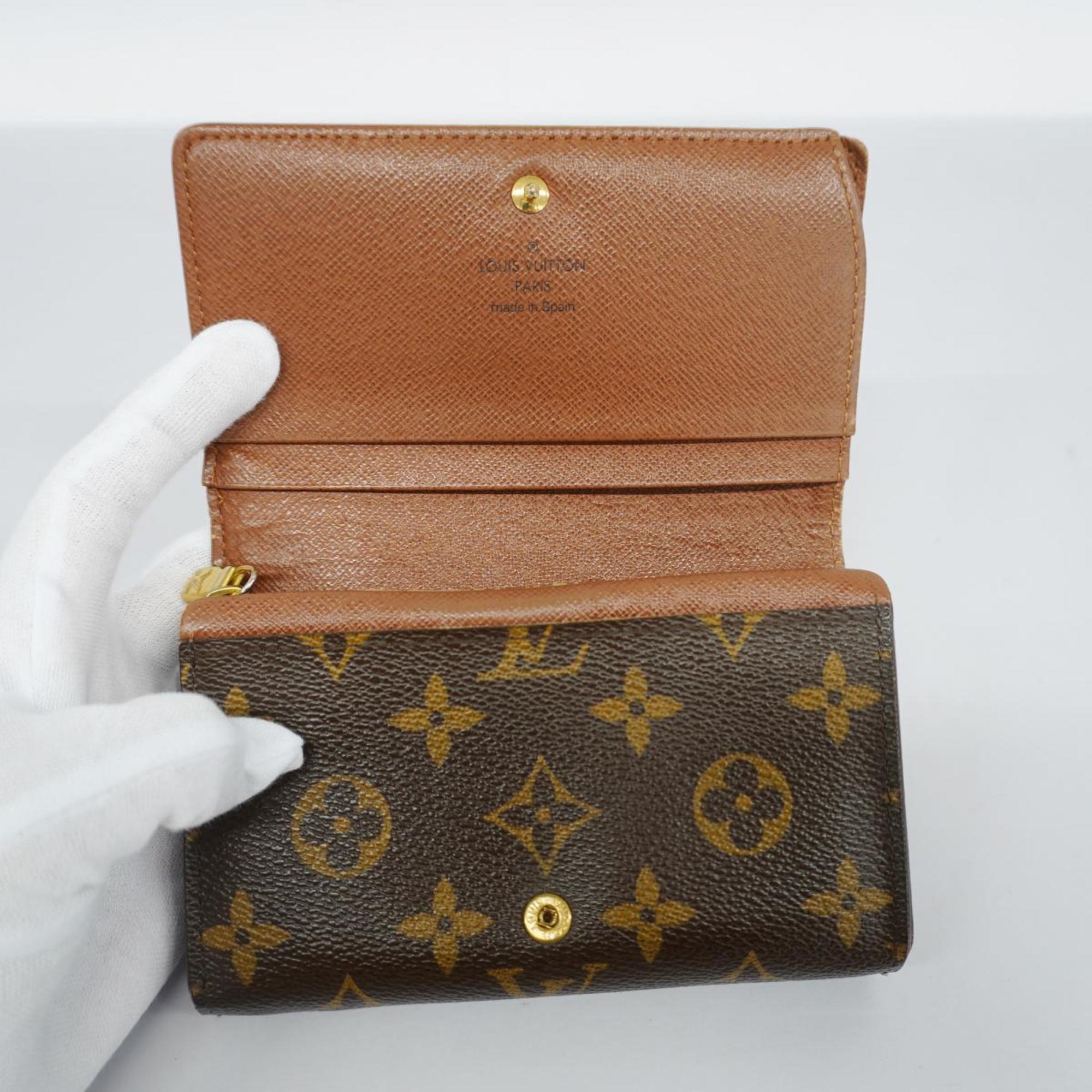 ルイ・ヴィトン(Louis Vuitton) ルイ・ヴィトン 財布 モノグラム ポルトフォイユトレゾール M61736 ブラウンレディース |  eLADY Globazone