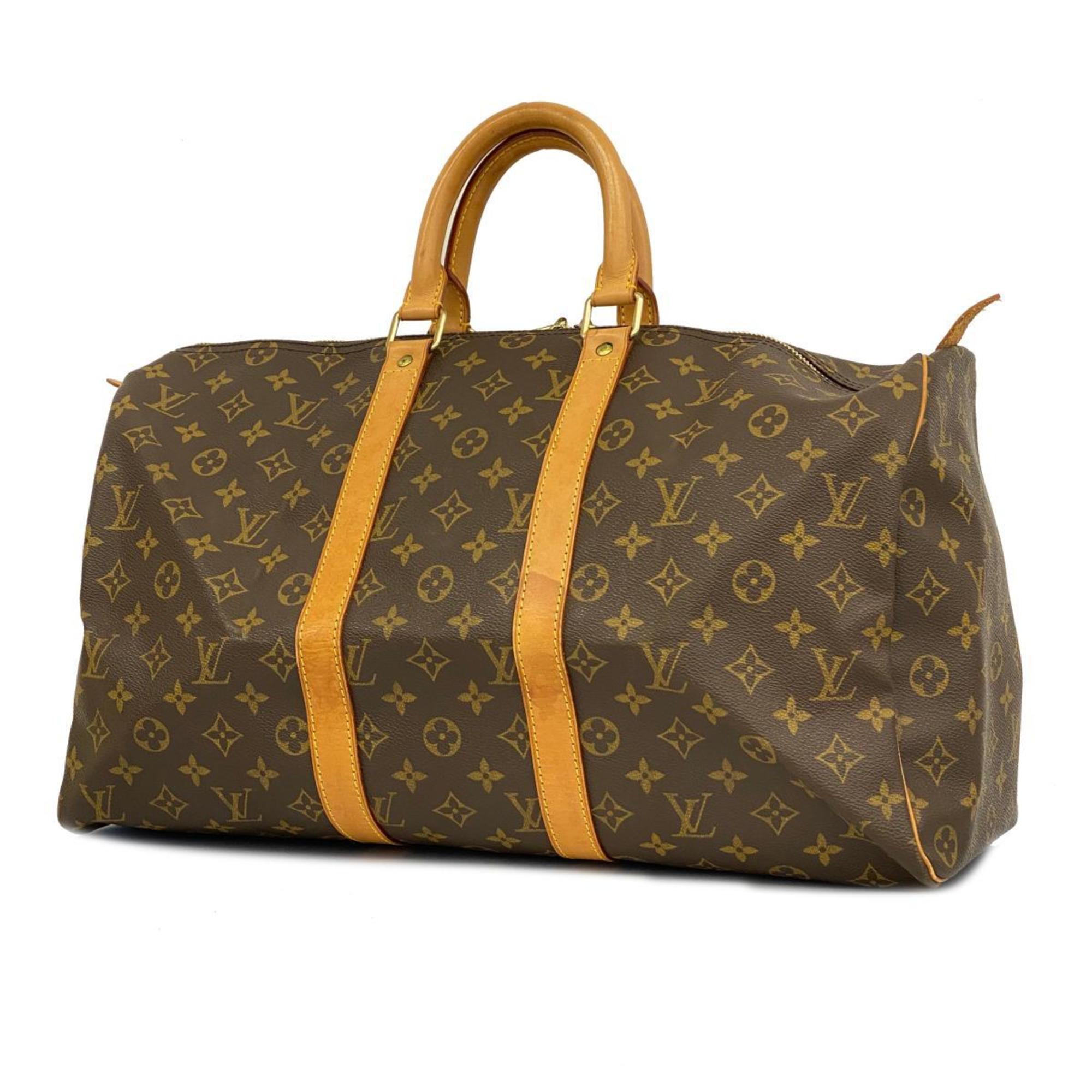 ルイ・ヴィトン(Louis Vuitton) ルイ・ヴィトン ボストンバッグ モノグラム キーポル45 M41428 ブラウンメンズ レディース |  eLADY Globazone