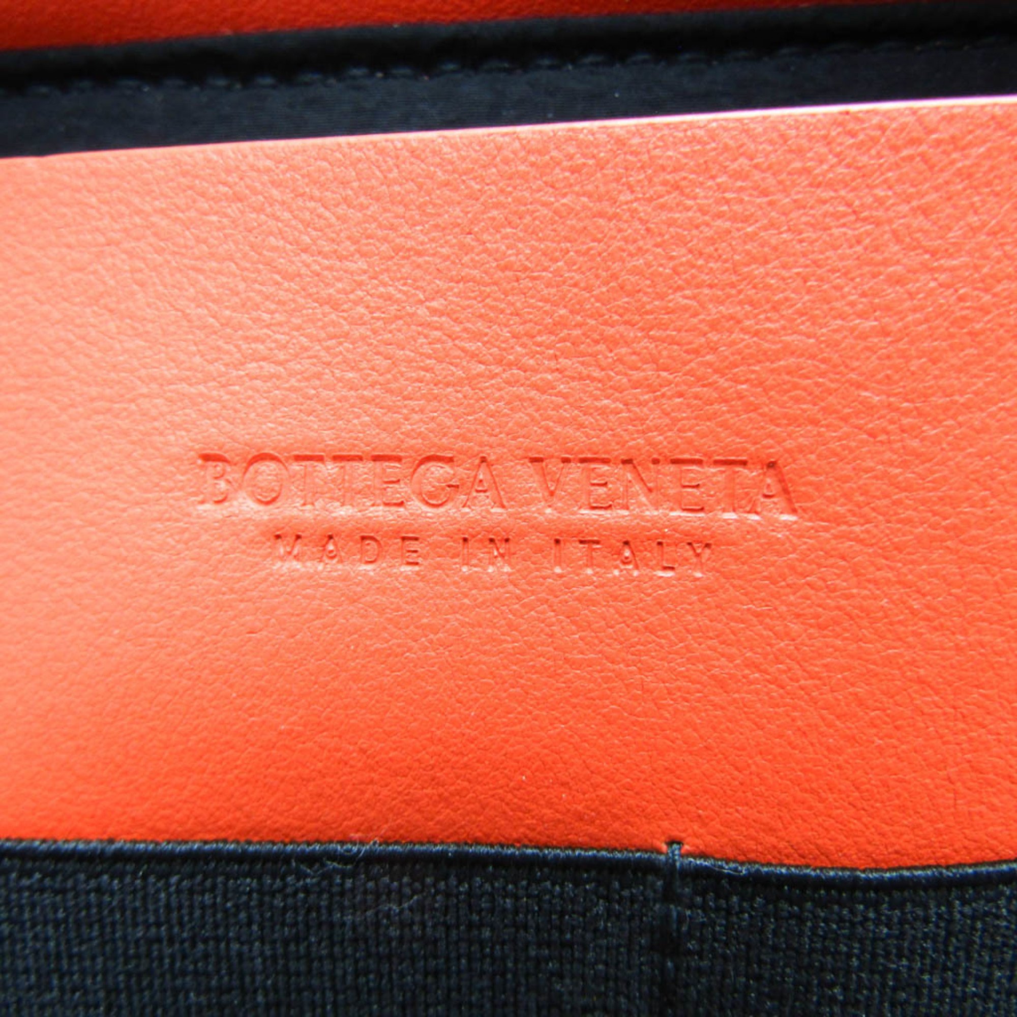 ボッテガ・ヴェネタ(Bottega Veneta) マキシイントレチャート 629698 レディース,メンズ レザー ポーチ オレンジレッド