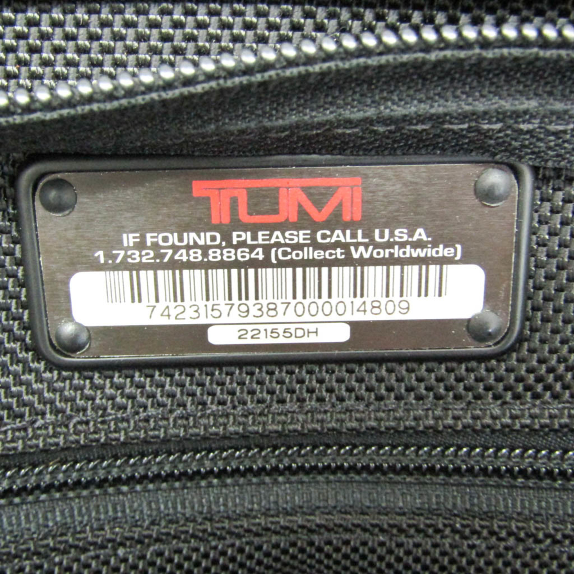 トゥミ(Tumi) Alpha 22155DH メンズ レザー,ナイロンキャンバス ブリーフケース,ハンドバッグ,ショルダーバッグ ブラック