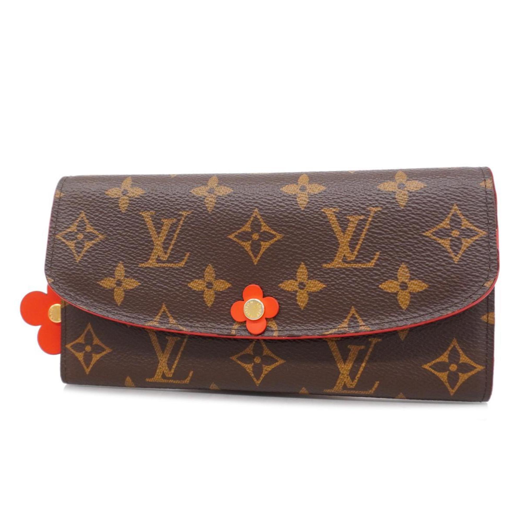 ルイ・ヴィトン(Louis Vuitton) ルイ・ヴィトン 長財布 モノグラム ポルトフォイユエミリー M62941 ポピーレッドレディース |  eLADY Globazone