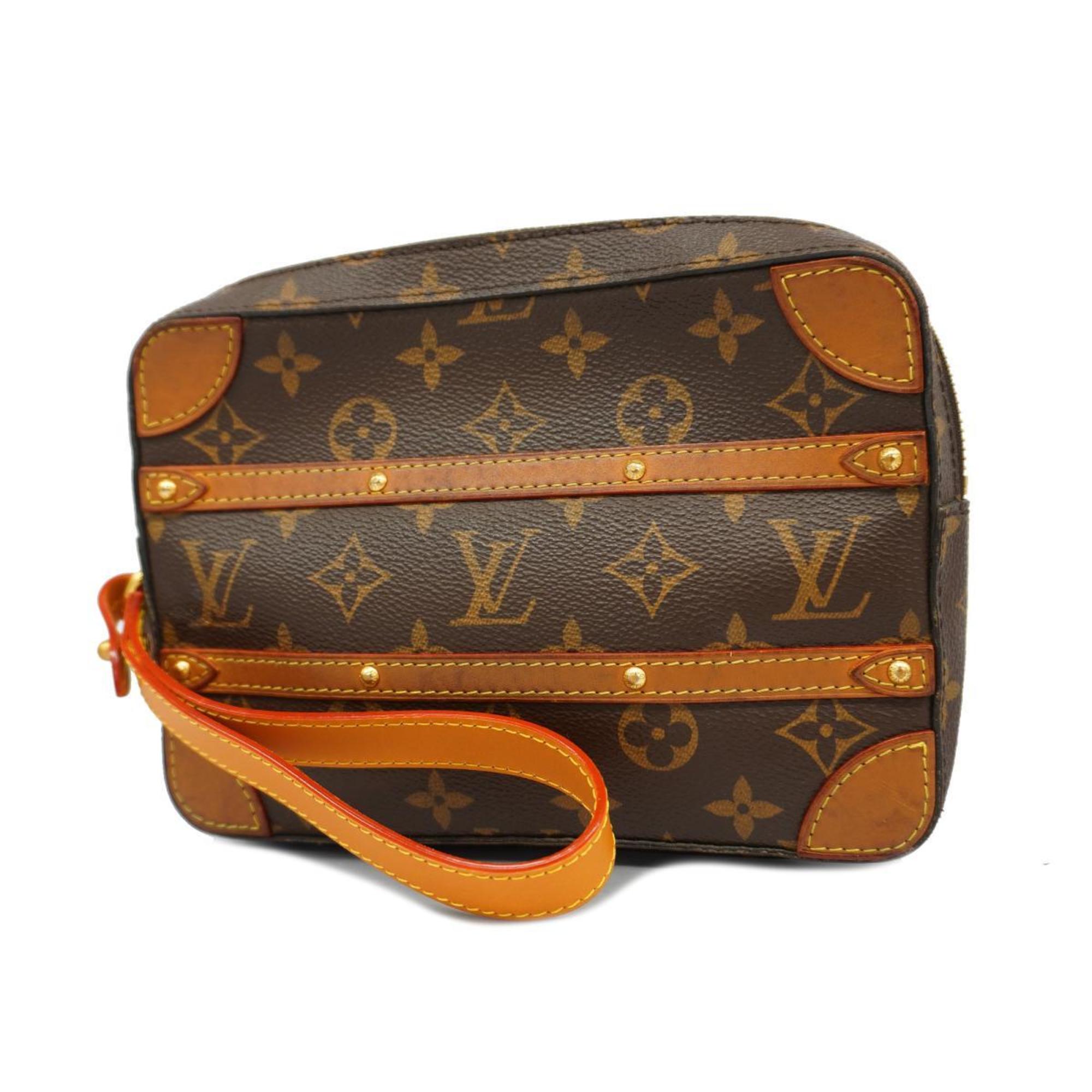 ルイ・ヴィトン(Louis Vuitton) ルイ・ヴィトン クラッチバッグ モノグラム・レガシー ソフトトランクポッシュ M44779  ブラウンレディース | eLADY Globazone