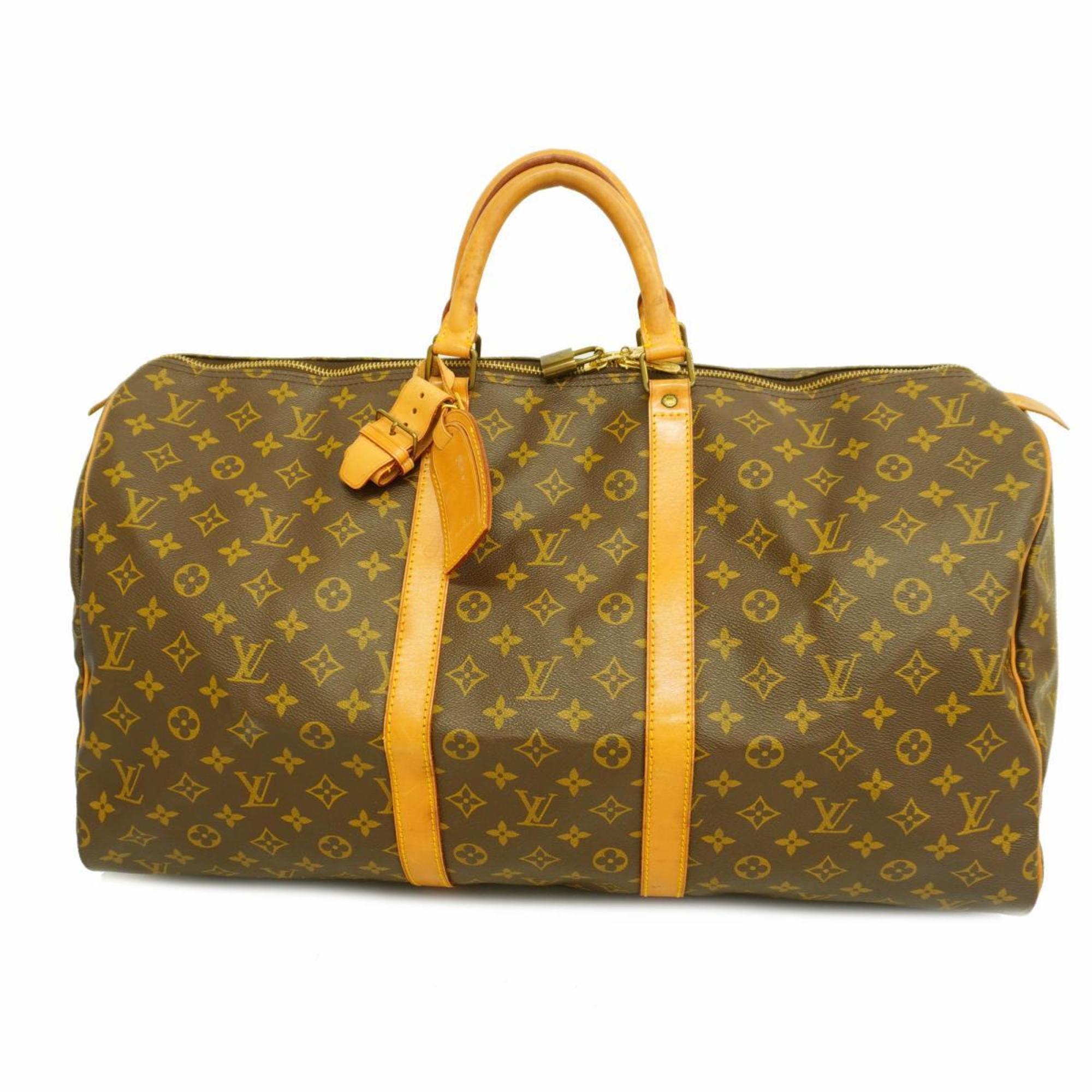 ルイ・ヴィトン(Louis Vuitton) ルイ・ヴィトン ボストンバッグ モノグラム キーポル55 M41424 ブラウンメンズ レディース |  eLADY Globazone